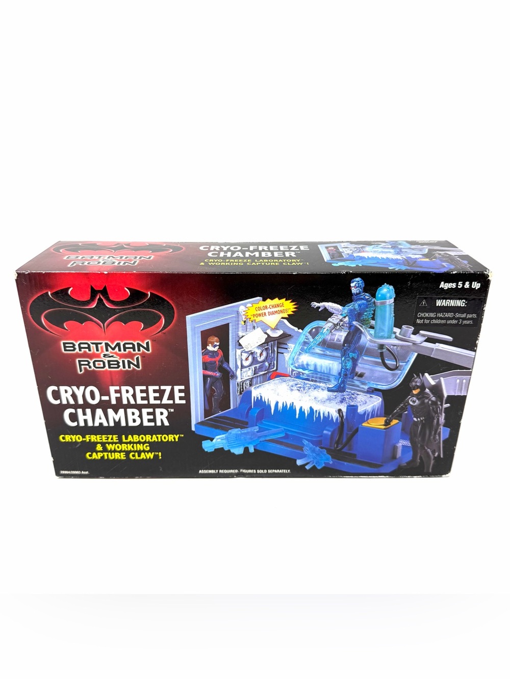 VTG Batman & Robin Cryo -Freeze Chamber Action Figure Playset DC Comics Sealed